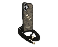 Guess Cord Stap Crossbody do iPhone 17 brązowy - 1365469 - zdjęcie 1